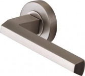 Marcus SC4754-SN Deda Round Rose Lever Door Handles Satin Nickel 25.39