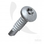 Security Self Drilling Screws 6 Lobe Pin Pan Head 10 x 1.1/2\" Box 100 22.34