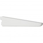 170mm Adjustable Twin Slot Shelf Bracket White 1.68