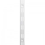 1000mm Adjustable Twin Slot  Shelf Upright White 5.34