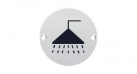 76mm Diameter Shower Symbol Sign SSS 2.88