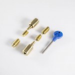 Sliding Sash Window Stop Polished Brass WF18 13.10