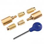 Sliding Sash Window Stop Satin Brass WF18SB 13.90