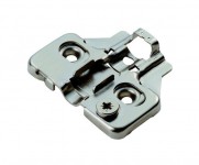 Soft Close Hinge Adjustable Mounting Plate 0mm 0.65