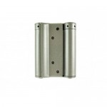 D&E 100mm Compact Double Action Spring Hinges Silver per pair 25.77