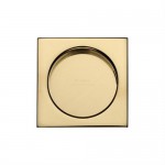 Square Flush Pulls Pair Marcus SQ2327-PB Polished Brass 47.08