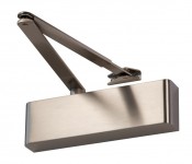 Synergy Door Closer S150 Size 2 - 4 with Semi Radius Cover Satin Stainless Steel 57.85