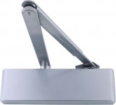 Synergy Door Closer S150 Size 2 - 4 with Semi Radius Cover Silver 43.72