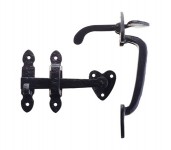 Foxcote Foundries FF26 Thumb Latch Set Black Antique 14.40