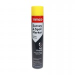 Timco Survey Spot Marker Paint 750ml Yellow 6.36