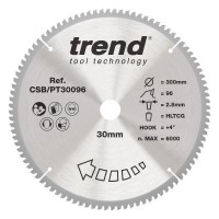 Trend Circular Saw Blade 300mm x 30mm x 96T x 2.8mm HPL CSB/PT30096 74.94