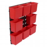 Trend Pro Storage Wall Rack with 8 Medium Bins MS/P/RACK/8 11.14