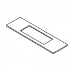 Trend WP-LOCK/T/14 Lock Jig Accessory Template 25mm x 51mm Perko R2 Rectangle 13.80