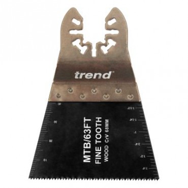 Trend MTB/63FT Multi Tool Blades 68X40MM CrV 5 Pack Fine Tooth