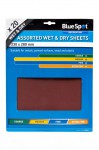 BlueSpot Wet & Dry Sandpaper Sheets 20 Piece Assorted Pack 19854 5.04