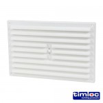 Timloc White Hit & Miss Vent 260mm x 170mm 4.37