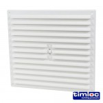 Timloc White Hit & Miss Vent 260mm x 235mm 5.04