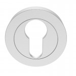 Carlisle Brass Euro Profile Escutcheon AA1SC Satin Chrome 10.68