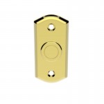 Carlisle Brass Shaped Bell Push AQ31 Polished Brass 16.08