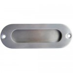 Flush Handle Radius Face Fix 120mm x 40mm Satin Stainless Steel 9.12