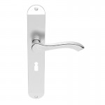 Carlisle Brass Door Handles DL380SC Andros Lever Lock Satin Chrome 39.62