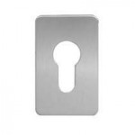 EE3 65 x 40mm Self Adhesive Euro Escutcheon SSS 3.60