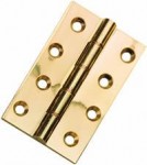 100mm x 67mm Butt Hinge HDPBW61 Polished Brass per single 8.16