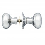 Carlisle Brass Mushroom Rim Knobs M35RSCP Polished Chrome 33.05