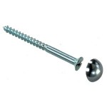 Mirror Screws 1.1/2\" x 8 Brass Pack of 10 3.39