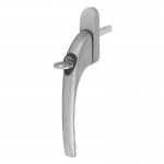 Mila ProLinea Espag Locking Window Handle Satin Silver 10.85