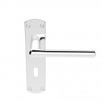 Serozzetta Door Handles SZC011CP Uno Lever Lock Polished Chrome 17.28