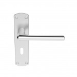 Serozzetta Door Handles SZC011SC Uno Lever Lock Satin Chrome 17.28