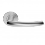 Serozzetta Door Handles SZC020SC Dos Lever on Rose Satin Chrome 17.73