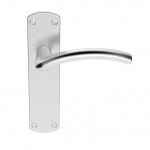 Serozzetta Door Handles SZC032SC Tres Lever Latch Satin Chrome 22.43